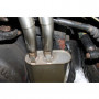 Silent stainless steel rear 2x76mm type 10 for BMW SERIE 3 320i/325i TYPE E30 (from 09/1987)