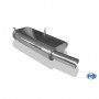 Silencieux arrière inox 1x70mm type 10 pour BMW SERIE 3 318is TYPE E30