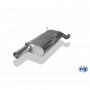 Silencieux arrière inox 1x70mm type 10 pour BMW SERIE 3 318is TYPE E30