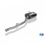 Silent stainless steel rear 2x80mm type 13 for BMW SERIE 3 316Ti TYPE E36