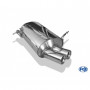 2x80mm stainless steel rear silent type 13 for BMW SERIE 3 316i/318Ti COMPACT TYPE E36