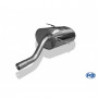 Silencieux arrière inox 2x80mm type 13 pour BMW SERIE 3 316i/318Ti COMPACT TYPE E36