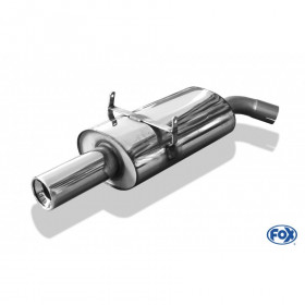 Silencieux arrière inox 1x90mm type 13 pour BMW SERIE 3 318is TYPE E36