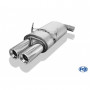 Silent stainless steel rear 2x90mm type 13 for BMW SERIE 3 318is TYPE E36