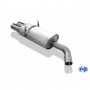 Silent stainless steel rear 2x90mm type 13 for BMW SERIE 3 318is TYPE E36
