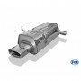 Silent stainless steel rear 1x135x80mm type 53 for BMW SERIE 3 316/318/320/323/325/328 TYPE E36