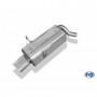 Silent stainless steel rear 1x135x80mm type 53 for BMW SERIE 3 316/318/320/323/325/328 TYPE E36