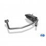 Silent rear duplex D-G stainless steel 2x76mm type 10 for BMW SERIE 3 316/318/320/323/325/328 TYPE E36