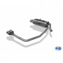 Silent rear duplex D-G stainless steel type 13 for BMW SERIE 3 316/318/320/323/325/328 TYPE E36