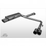 Silent rear duplex D-G stainless steel 2x76mm type 10 for BMW M3 TYPE E36