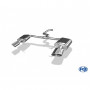 Silent rear duplex D-G stainless steel 1x160x90mm type 38 for SEAT LEON 5F ST CUPRA 265/280/290