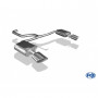 Silent rear duplex D-G stainless steel 1x160x90mm type 38 for SEAT LEON 5F ST CUPRA 265/280/290
