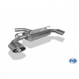 Silent rear duplex D-G stainless steel 1x160x90mm type 38 for SEAT LEON 5F CUPRA 290