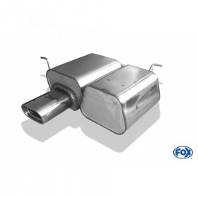 1x135x80mm stainless steel silent for BMW 316Ti/318Ti/325Ti COMPACT TYPE E46