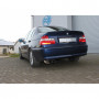 Silent stainless steel rear 2x76mm type 10 for BMW 320/323/328 TYPE E46 1998-2000