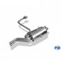 Silencieux arrière duplex D+G inox 2x76mm type 10 pour BMW 320/323/325/328/330 TYPE E46