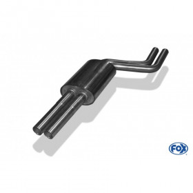 Silent stainless steel front for BMW 320/323/325/328/330 TYPE E46