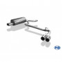 Silent rear duplex D-G stainless steel type 10 for BMW 330D/330XD TYPE E46