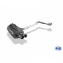 Silent rear duplex D-G stainless steel type 10 for BMW 330D/330XD TYPE E46