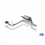 Silent rear duplex D-G stainless steel type 2x70mm type 13 for BMW 330D/330XD TYPE E46