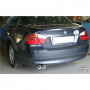 Silent stainless steel rear 2x76mm type 13 for BMW 318i/320i TYPE E90/91