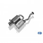 Silencieux arrière inox 2x80mm type 24 pour BMW 330i TYPE E90/91