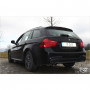 Silencieux arrière inox 2x76mm type 17 pour BMW 320d TYPE E90/91/92