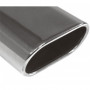 Silent stainless steel rear 1x160x80mm type 52 for BMW 320d TYPE E90/91/92
