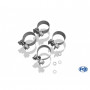 Silencieux arrière duplex inox 1x90mm type 17 pour BMW 335i/335d TYPE E90/91/92/93