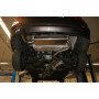 1x80mm stainless steel rear silent for BMW 316i TYPE F30/31