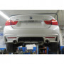 Silent rear duplex stainless steel 1x80mm type 12 for BMW 420i/428i TYPE F36