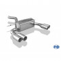 Silencieux arrière duplex inox 2x80mm type 12 pour BMW 435i TYPE F32/33/36 PACK-M