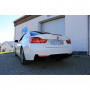 Silencieux arrière duplex inox 2x80mm type 25 pour BMW 435i TYPE F32/33/36 PACK-M