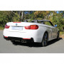 Silent rear duplex stainless steel 2x80mm type 25 for BMW 435i TYPE F32/33/36 PACK-M