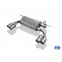 Silent rear duplex stainless steel 2x80mm type 16 for BMW 420d TYPE F32 PACK-M
