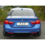 Silent rear duplex stainless steel 2x80mm type 16 for BMW 420d TYPE F32 PACK-M