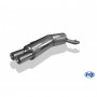 2x80mm stainless steel silent for BMW 525i/530i TYPE E34