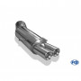 2x80mm stainless steel silent for BMW 525i/530i TYPE E34