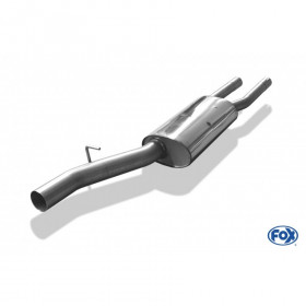 Silencieux avant inox pour BMW 520i/525i/530i TYPE E60/61 (-2006)