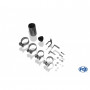 Silent rear duplex stainless steel 2x76mm type 10 for BMW 520D/525D/530D TYPE E60/61