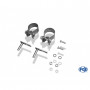 Silent rear duplex stainless steel 2x76mm type 13 for BMW 520D/525D/530D TYPE E60/61