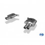 Silent rear duplex stainless steel 2x80mm type 12 for BMW 535i TYPE F10