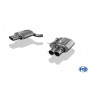 Silencieux arrière duplex inox 2x90mm type 16 pour BMW 550i TYPE F10