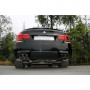 Silencieux arrière duplex inox 2x90mm type 25 pour BMW M5 TYPE F10