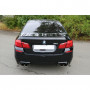 Silencieux arrière duplex inox 2x90mm type 25 pour BMW M5 TYPE F10
