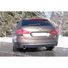 Silent rear duplex stainless steel 1x100mm type 25 for BMW 535D TYPE F10