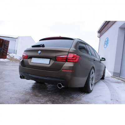 Silent rear duplex stainless steel 1x100mm type 16 for BMW 535D TYPE F10