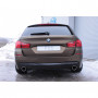 Silent rear duplex stainless steel 1x100mm type 16 for BMW 535D TYPE F10