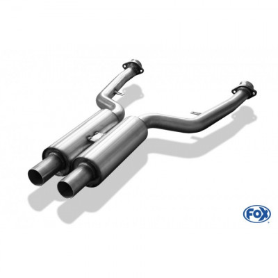 Silencieux avant inox pour BMW 645i/650i TYPE E63/64