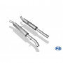 Silencieux avant (version courbée) inox pour BMW 730i/735i/740i TYPE E38